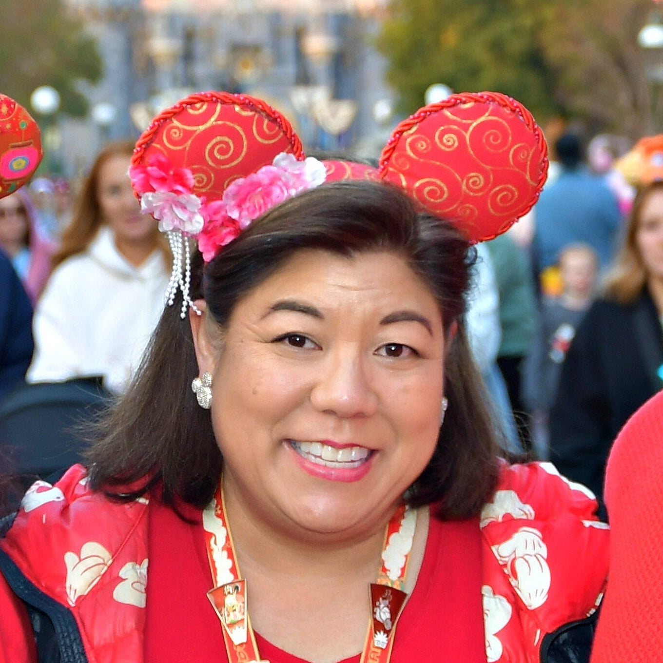 🌸 The Crimson Blooml Ears 🧧